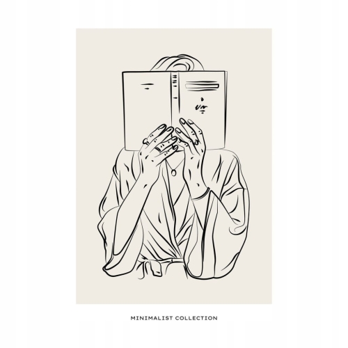 Plakat Line Art minimalizm elegancki