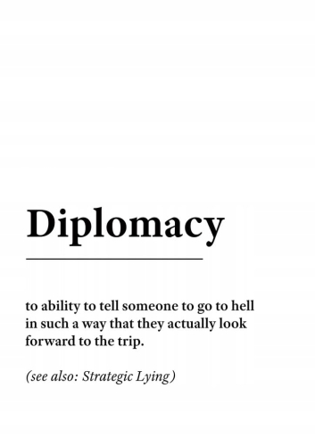 Plakat słownik miejski slang Diplomacy