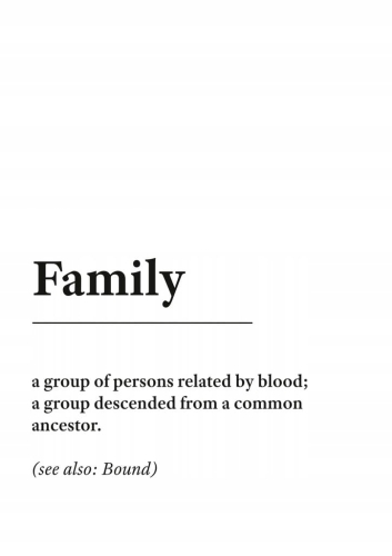 Plakat słownik miejski slang Family
