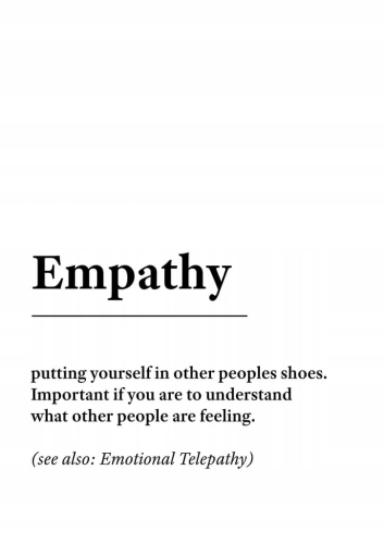 Plakat słownik miejski slang Empathy