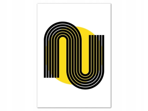 Plakat w stylu Bauhaus Geometryczny