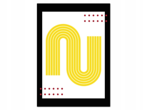 Plakat w stylu Bauhaus Geometryczny