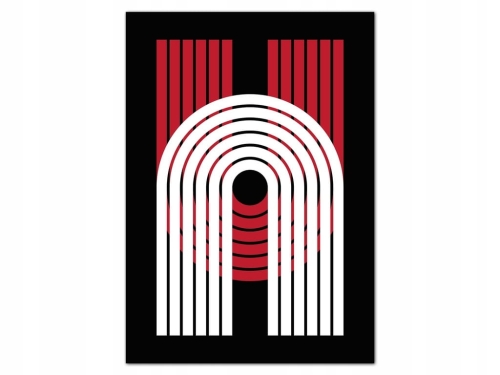 Plakat w stylu Bauhaus Geometryczny