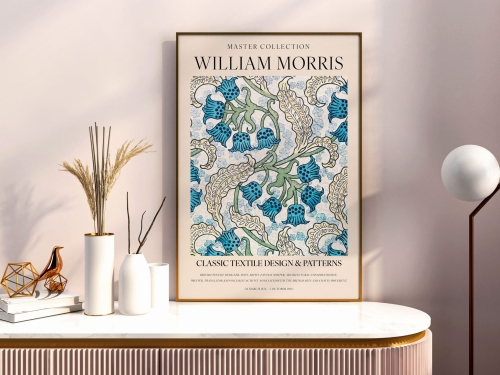 Plakat w stylu William Morris