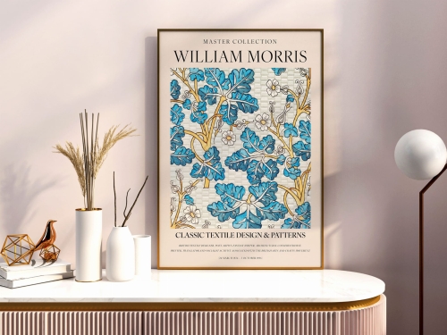 Plakat w stylu William Morris