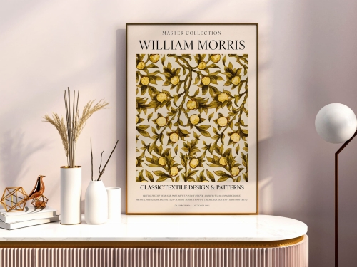 Plakat w stylu William Morris