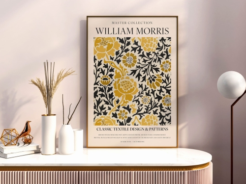 Plakat w stylu William Morris