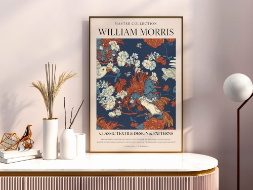 Plakat w stylu William Morris