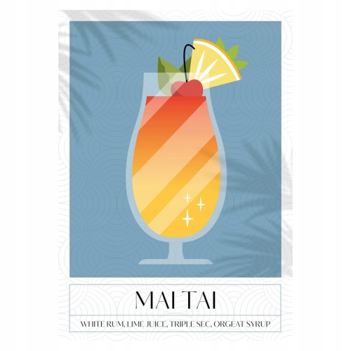Plakat Cocktails Mai Tai