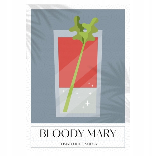Plakat Cocktails Bloody Mary