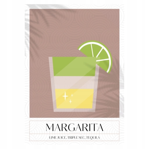 Plakat Cocktails drinki drinks Margarita