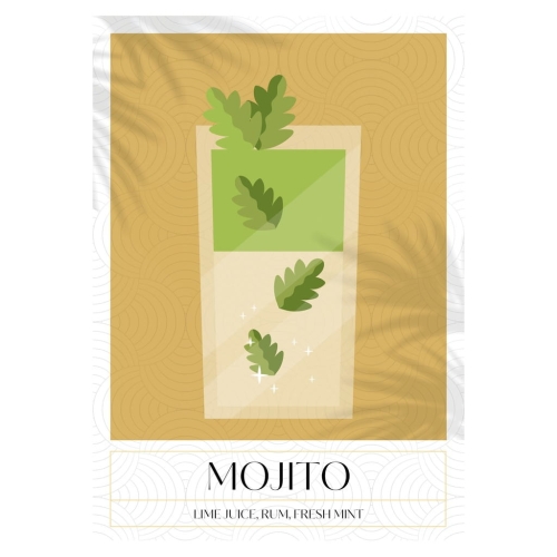 Plakat Cocktails drinki drinks Mojito