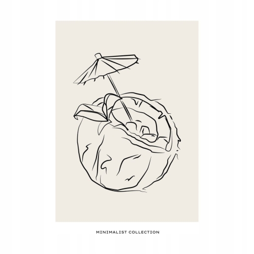 Plakat Line Art minimalizm elegancki