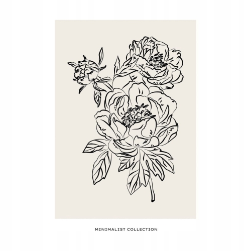 Plakat Line Art minimalizm elegancki