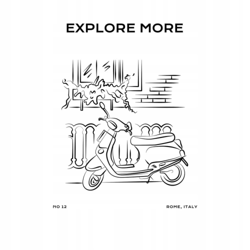 Plakat Line Art minimalizm elegancki