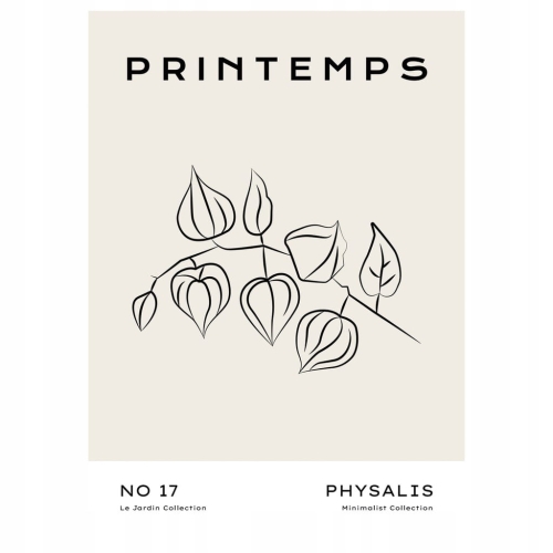 Plakat Line Art minimalizm elegancki