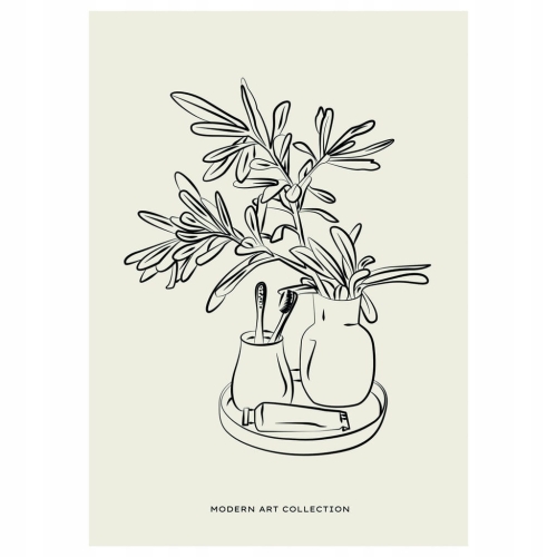 Plakat Line Art minimalizm elegancki