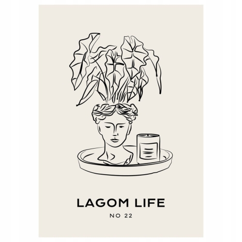 Plakat Line Art minimalizm elegancki