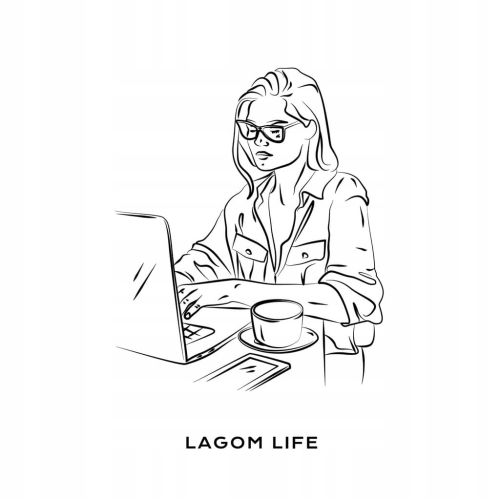 Plakat Line Art minimalizm elegancki