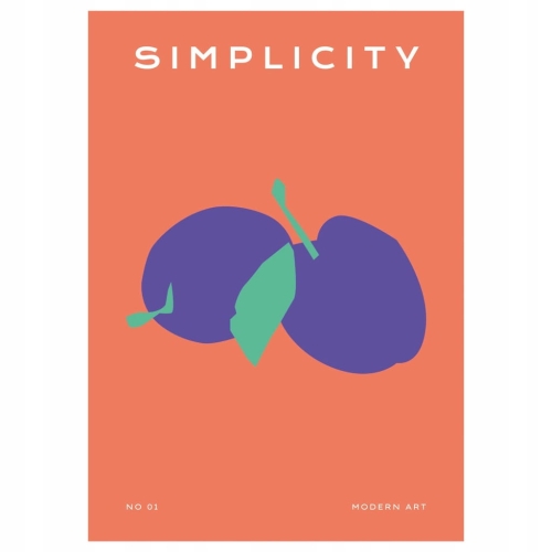 Plakat abstrakcyjny nowoczesny minimalizm