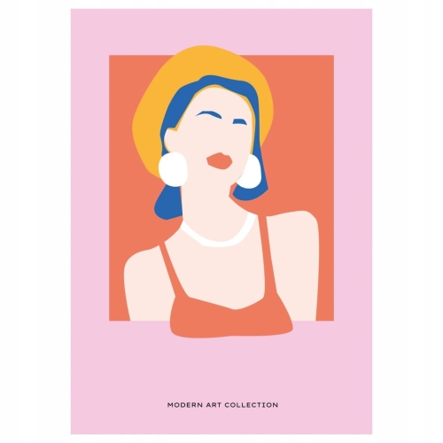 Plakat abstrakcyjny nowoczesny minimalizm