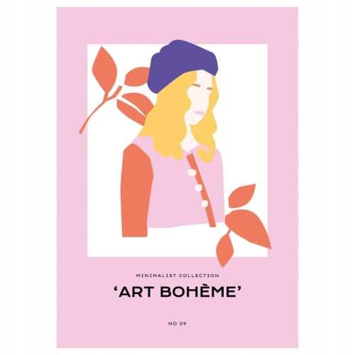 Plakat abstrakcyjny nowoczesny minimalizm