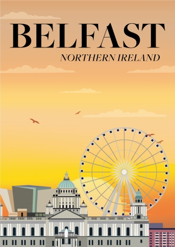 Plakat podróżniczy Belfast