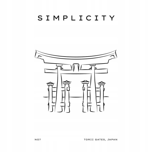 Plakat Line Art minimalizm elegancki