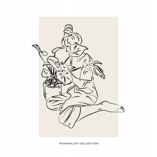Plakat Line Art minimalizm elegancki