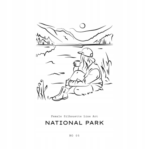 Plakat Line Art minimalizm elegancki