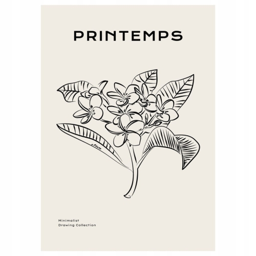 Plakat Line Art minimalizm elegancki