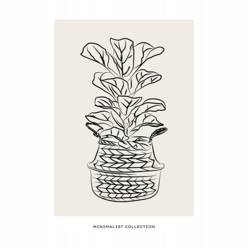 Plakat Line Art minimalizm elegancki