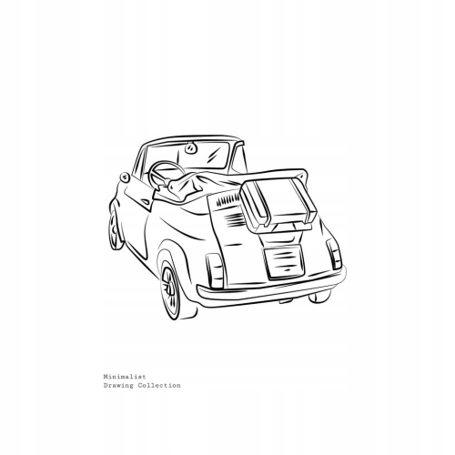 Plakat Line Art minimalizm elegancki