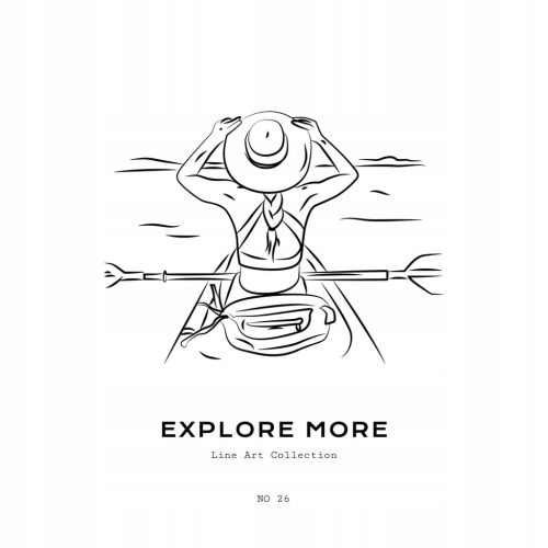 Plakat Line Art minimalizm elegancki