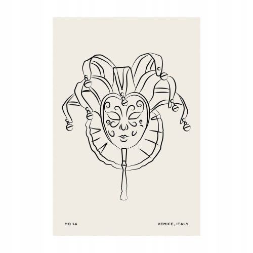 Plakat Line Art minimalizm elegancki