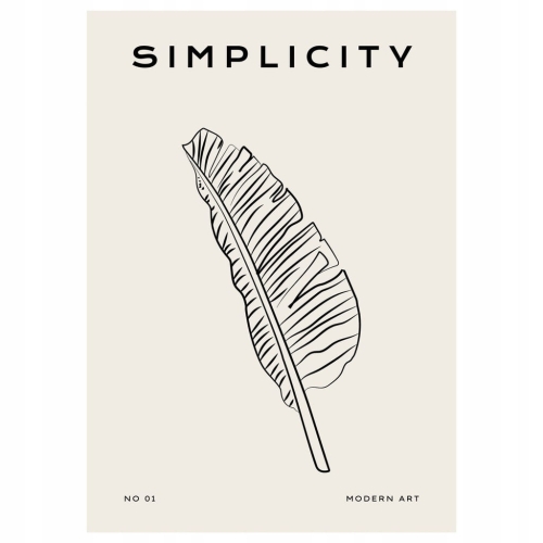 Plakat Line Art minimalizm elegancki