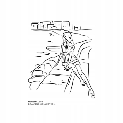 Plakat Line Art minimalizm elegancki