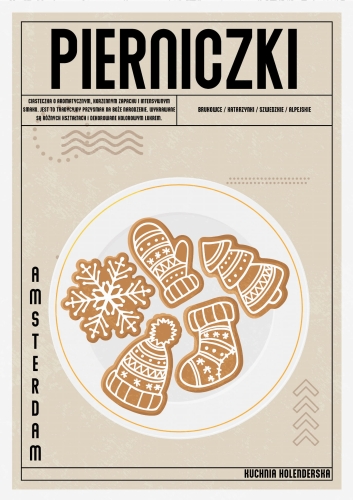 Plakat Kuchenny Pierniczki Do Kuchni