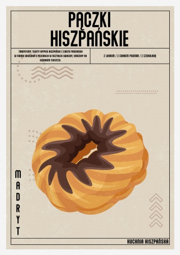 Plakat Kuchenny Pączki Hiszpańskie Do Kuchni