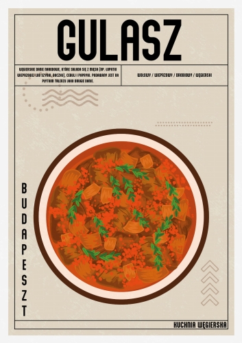 Plakat Kuchenny Gulasz Do Kuchni