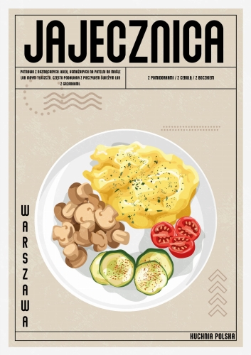 Plakat Kuchenny Jajecznica Do Kuchni