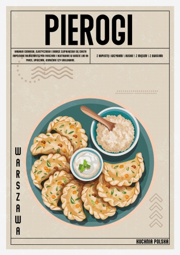 Plakat Kuchenny Pierogi Do Kuchni