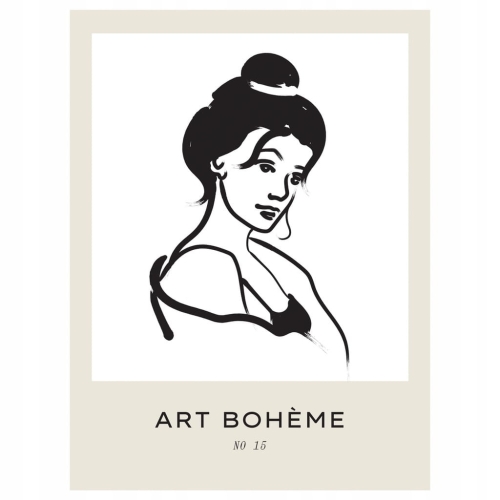 Plakat w stylu boho bohema naturalne