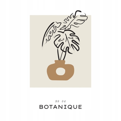 Plakat w stylu boho bohema naturalne