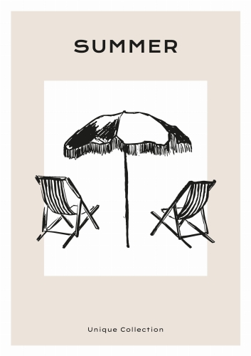 Plakat w stylu boho bohema naturalne
