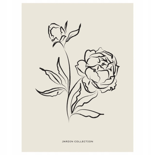 Plakat w stylu boho bohema naturalne