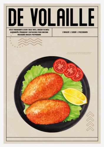 Plakat Kuchenny De Volaille Do Kuchni