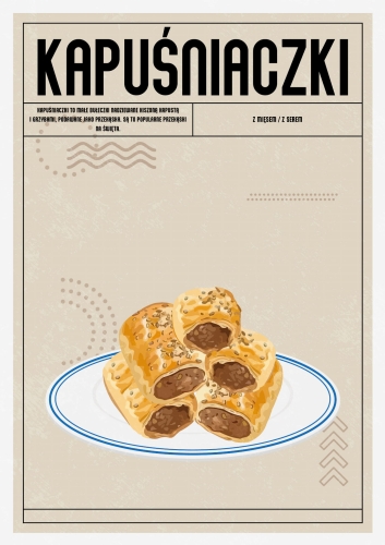 Plakat Kuchenny Kapuśniaczki Do Kuchni