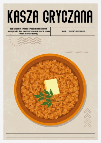 Plakat Kuchenny Kasza Gryczana Do Kuchni