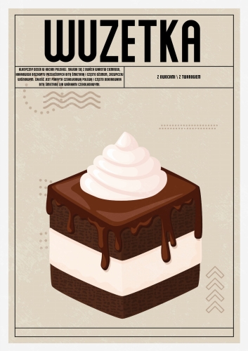 Plakat Kuchenny Wuzetka Do Kuchni